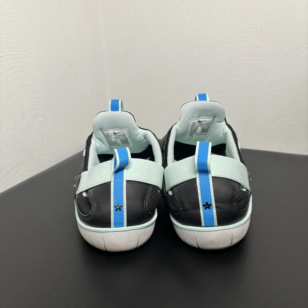 Nike Air Zoom Pulse Mens‎ Size 8.5 Black Blue Athletic Nursing Shoes Sneakers